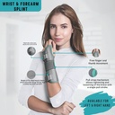 Tynor Wrist Forearm Splint E03 | Reinforced Wrist Immobilisation Splint