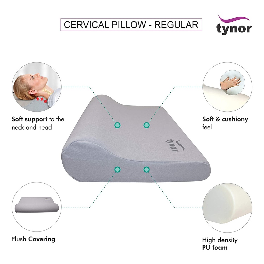 Tynor Cervical Pillow Regular B08 | Neck Support