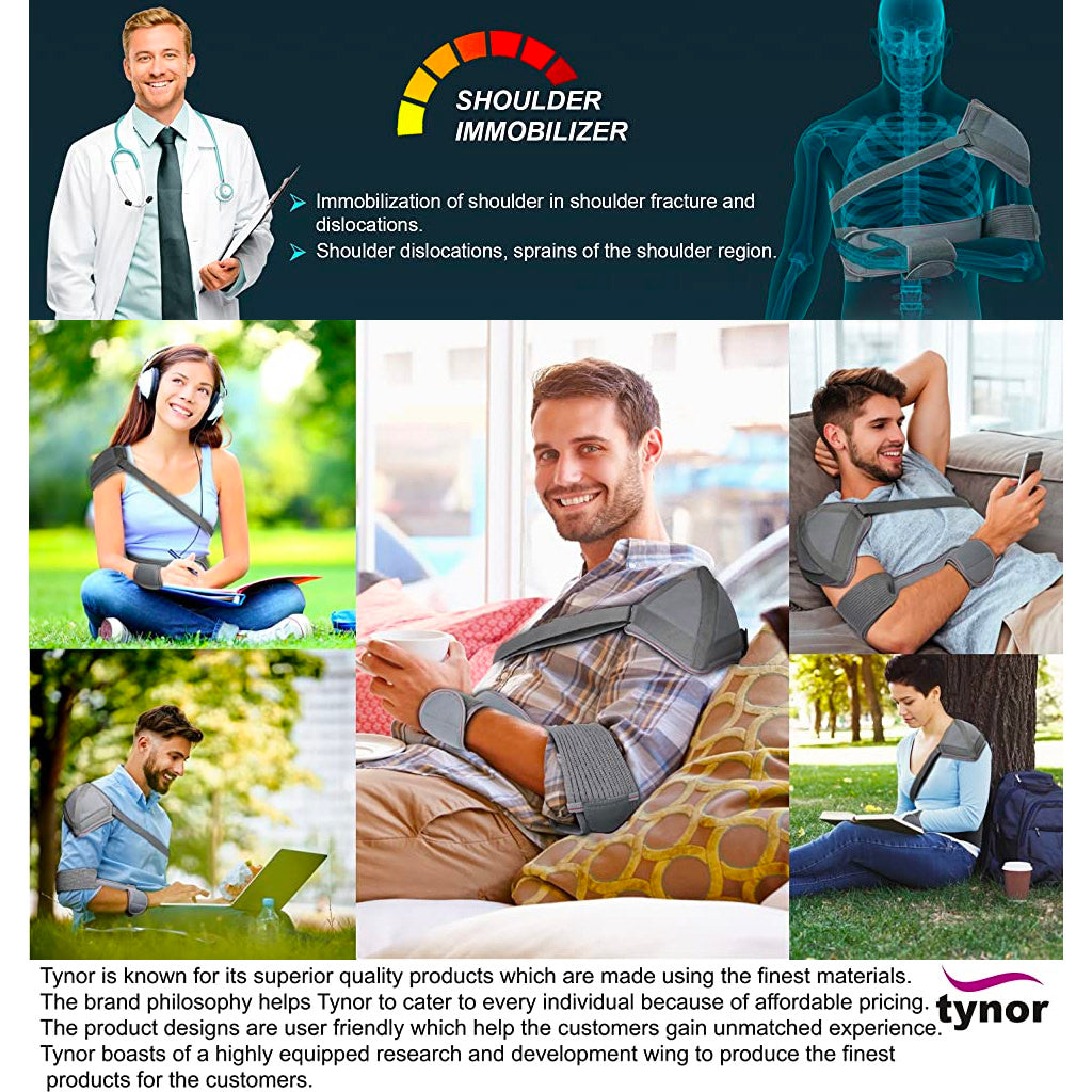 Tynor Elastic Shoulder Immobiliser C03 | Chest Band Shoulder Stabiliser