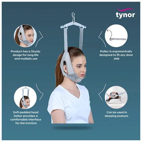 Tynor Cervical Traction Kit (Sitting) G 25 | Neck Traction Kit
