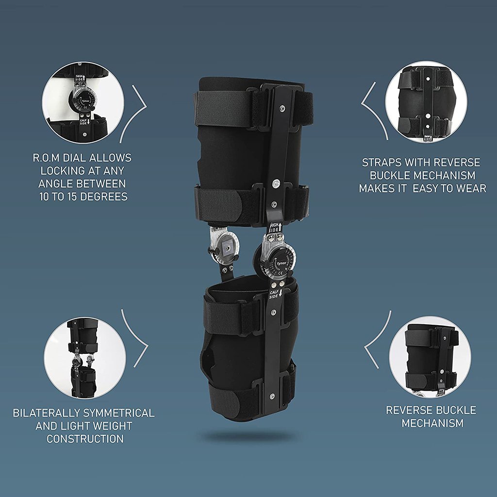 Tynor ROM Knee Brace 22"/56cm D48 | Range of Motion