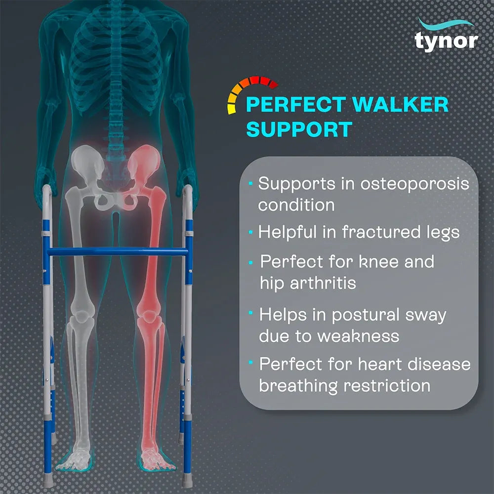 Tynor Walker Foldable Ergo | Foldable Walking Frame Australia