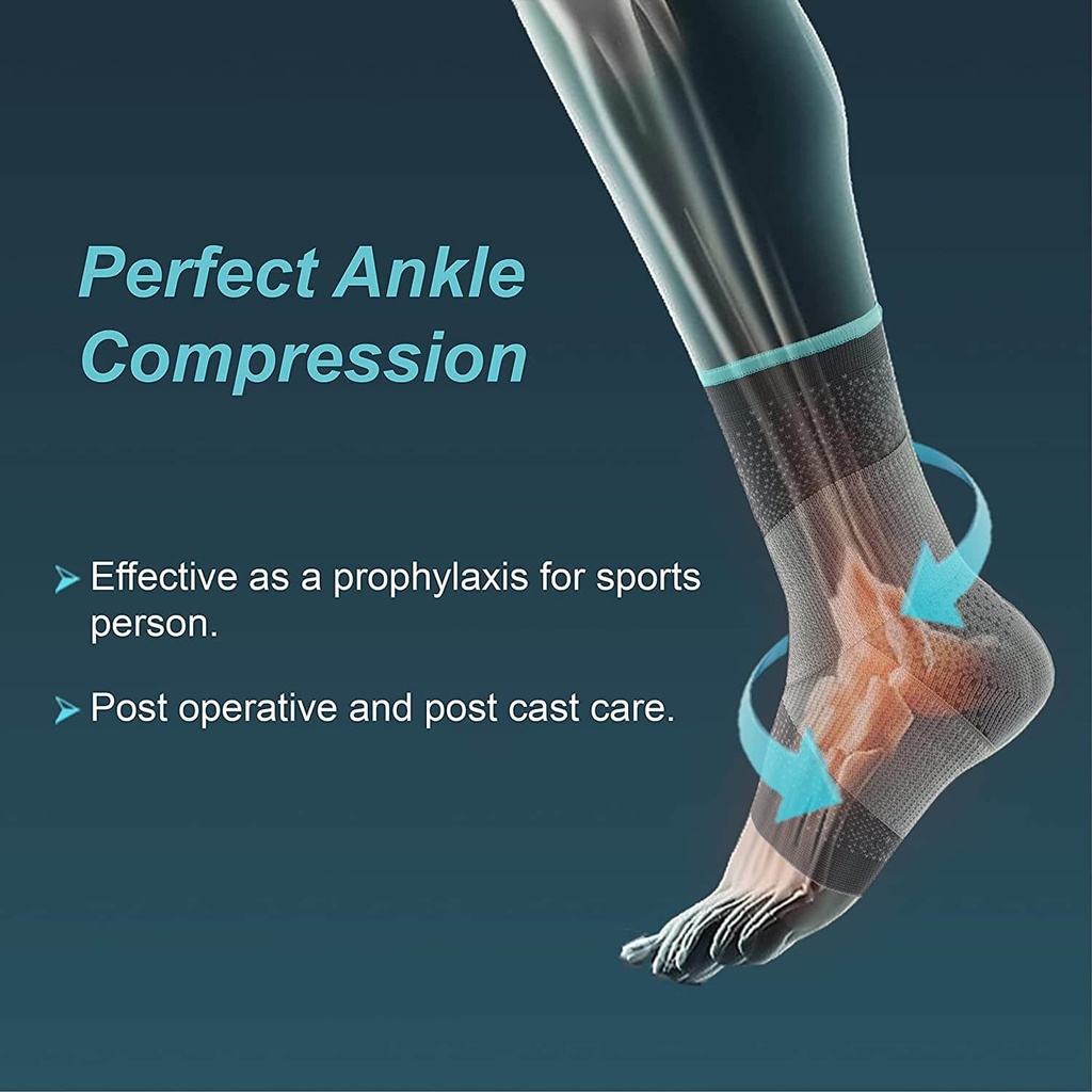 Tynor Ankle Binder Urbane D53 | Gel Pad Premium Ankle Support