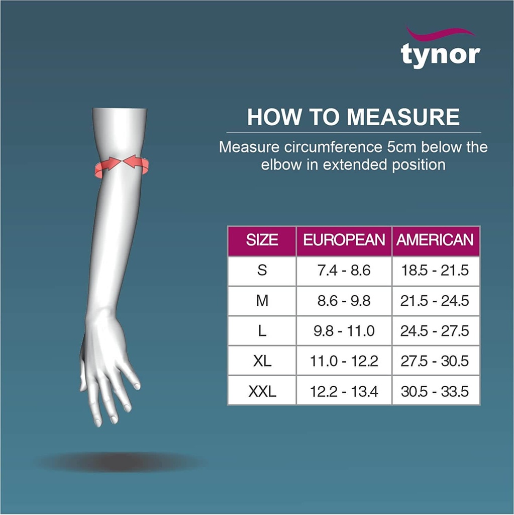 Tynor Elbow Support Urbane E-48 | 3D Knit Compression Support