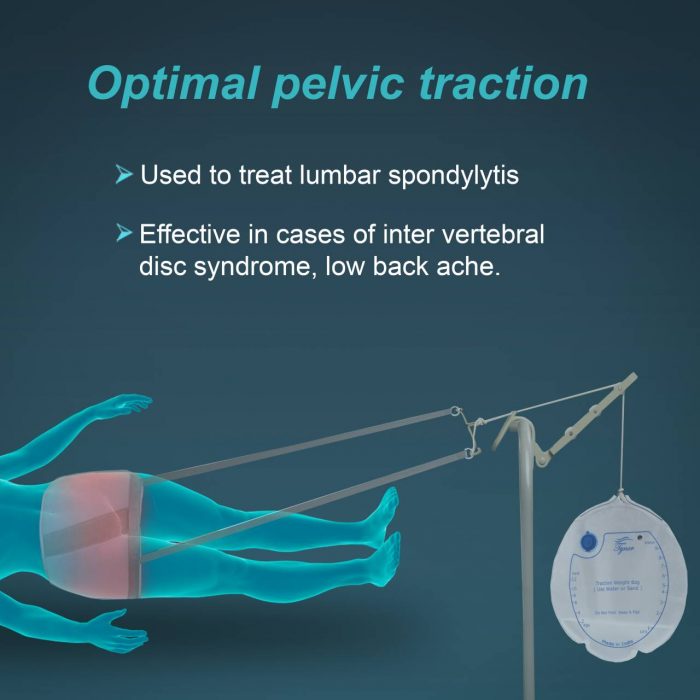 Tynor Pelvic Traction Kit G24 | Complete Kit with Weight Bag