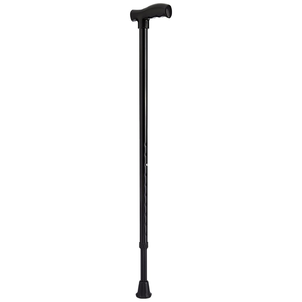 Tynor Walking Stick L-Type L08 | Adjustable Aluminium Cane