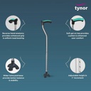 Tynor Tetra Walking Stick L 45 | 4-Point Quad Cane