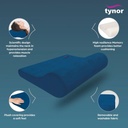 Tynor Cervical Pillow Regular B30 | Memory Foam Neck Support