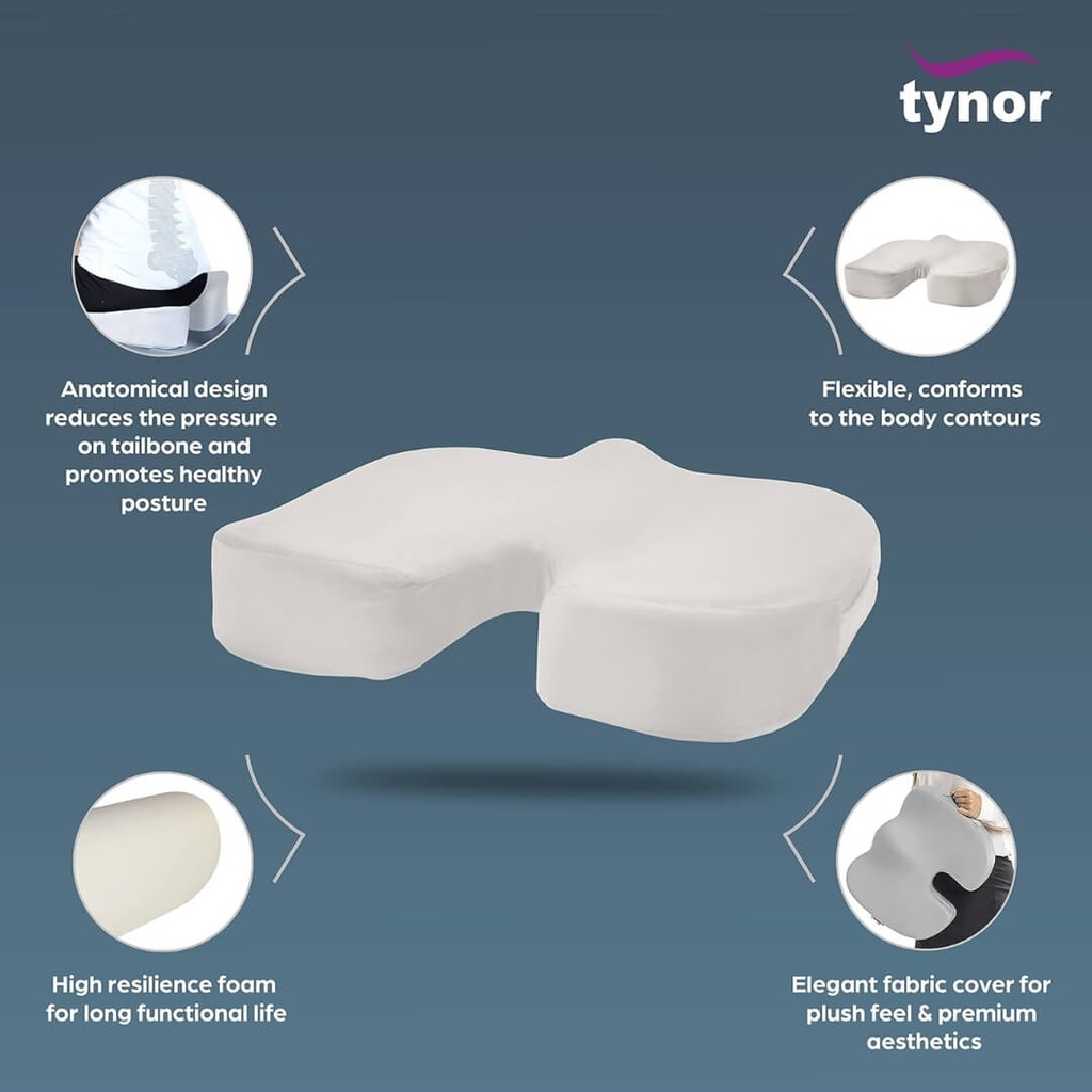 Tynor Ortho Cushion Seat H23 | Coccyx Support Cushion