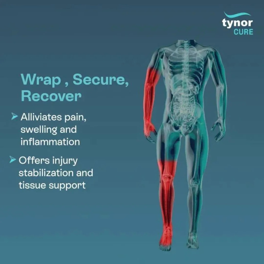 Tynor Crepe Bandage | Elastic Compression Wrap
