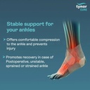 Tynor Ankle Wrap Sleek Elastic D57 | Wrap-Around Ankle Compression