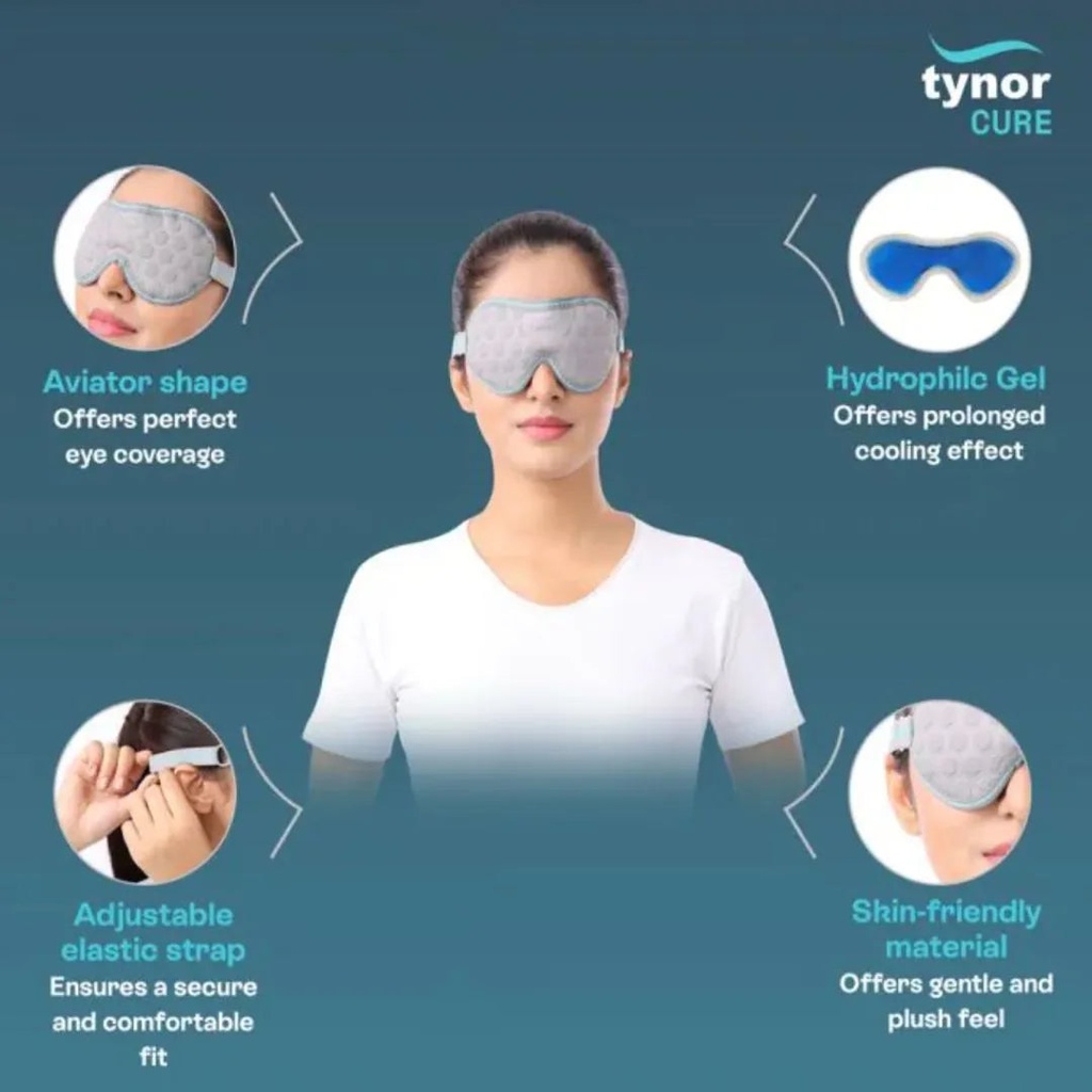 Tynor Eye Cool Pack H12 | Aviator Shape Eye Cold Compress