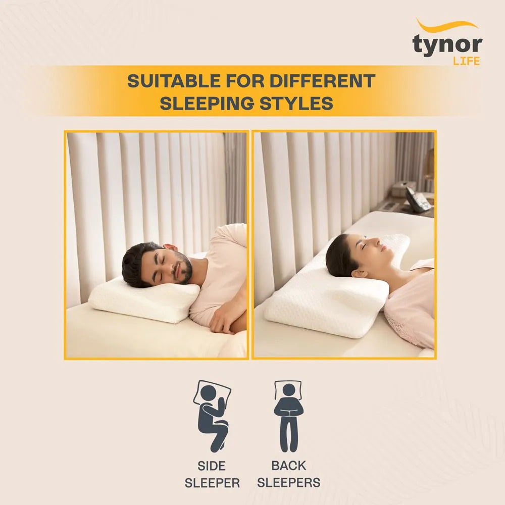 Tynor Elite Anatomic Memory Pillow 90106 | Cervical Support