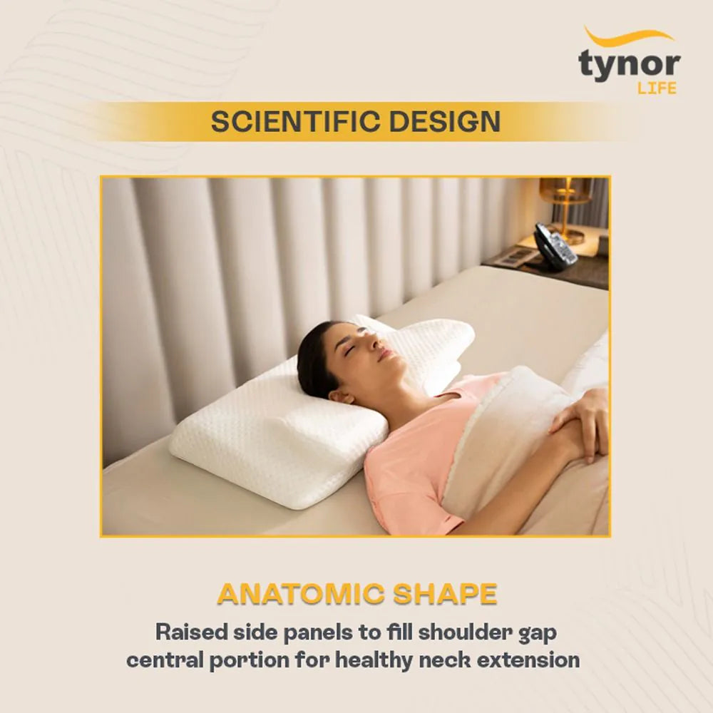 Tynor Elite Anatomic Memory Pillow 90106 | Cervical Support