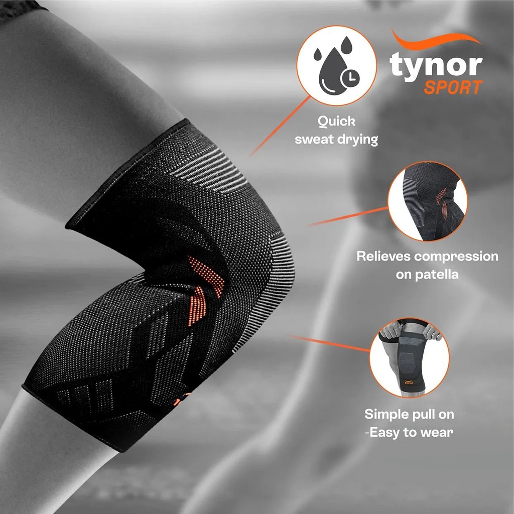 Tynor Knee Cap Air Pro | Breathable Sports Knee Sleeve