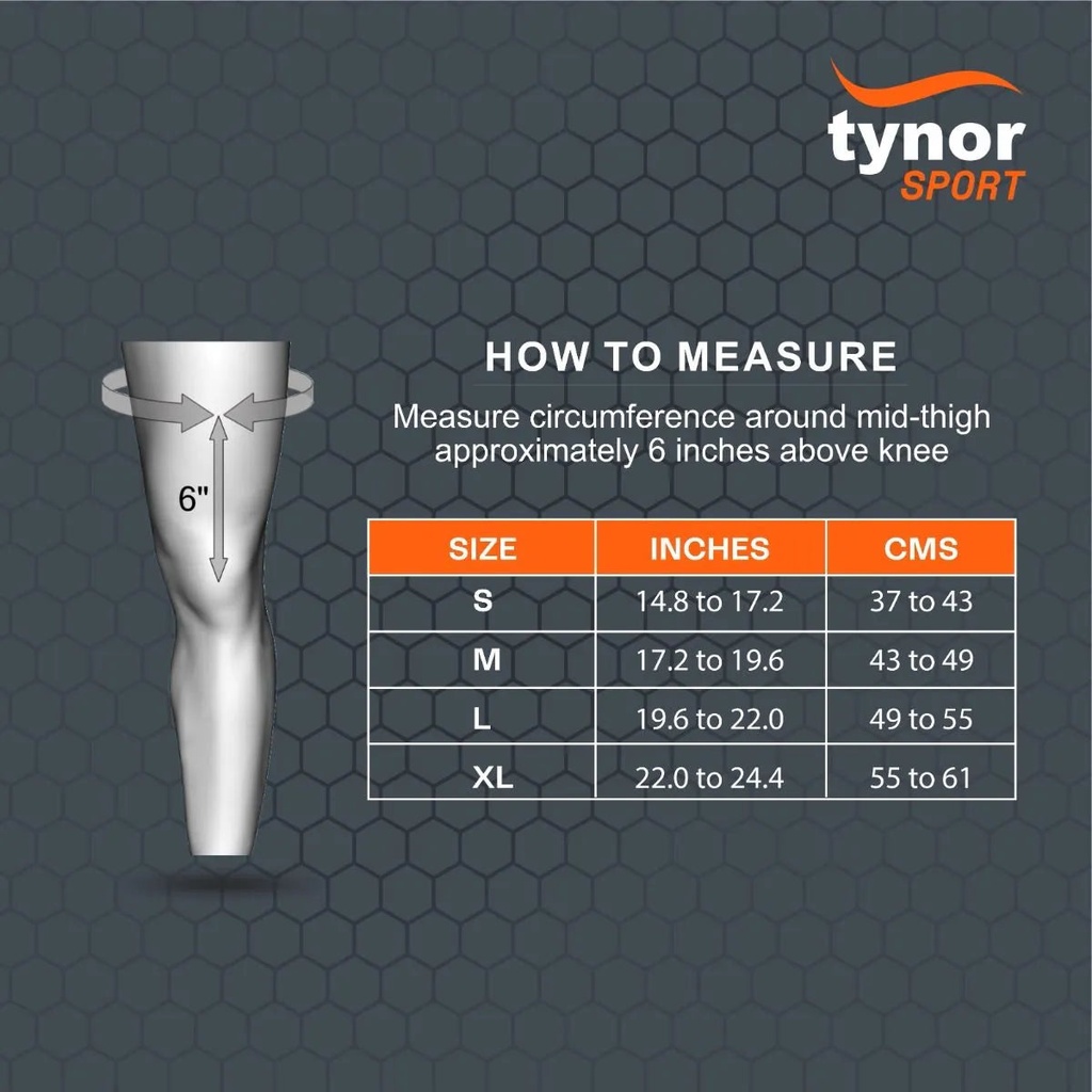 Tynor Knee Cap Air Pro Open Patella | Sports Knee Sleeve