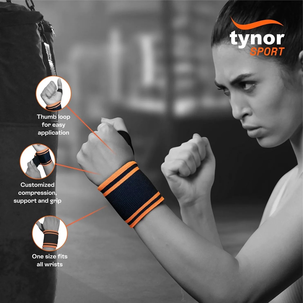 Tynor Wrist Wrap Thumb Loop Neo J 04 | Weightlifting Wrap