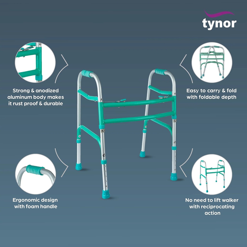 Tynor Invalid Walker L 41 | All-Pod Child Walking Frame