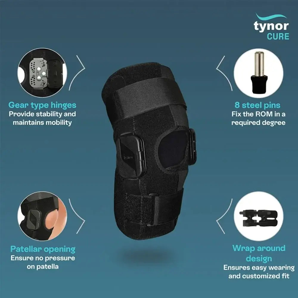 Tynor Adjustable ROM Knee Brace D58 | Hinged Knee Brace Australia
