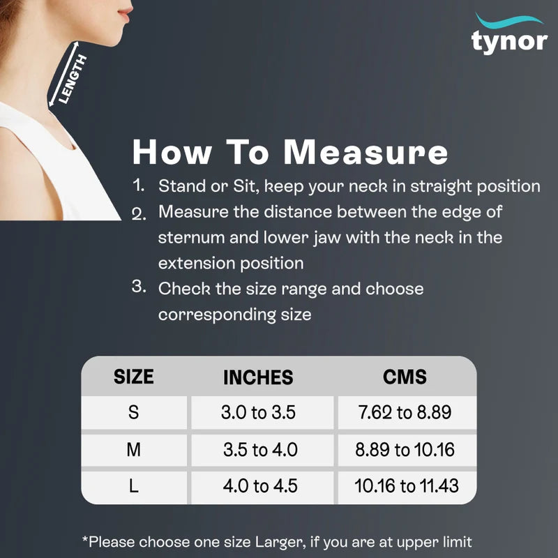 Tynor Cervical Collar Soft B-07 | Medium Density Foam Neck Support