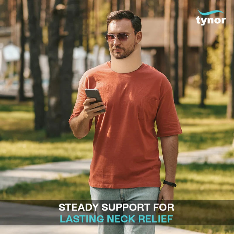 Tynor Cervical Collar Soft B-07 | Medium Density Foam Neck Support