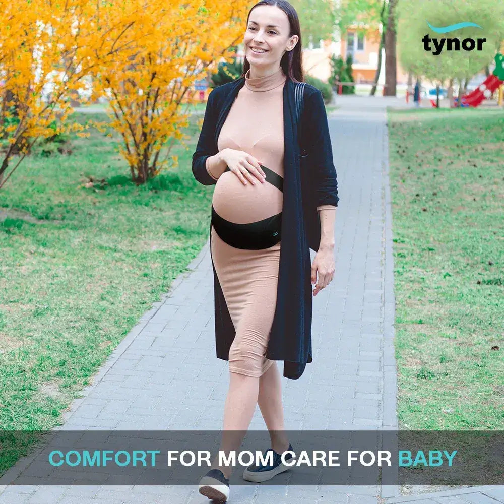 Tynor Pregnancy Belt A35 | Black Maternity Support Australia