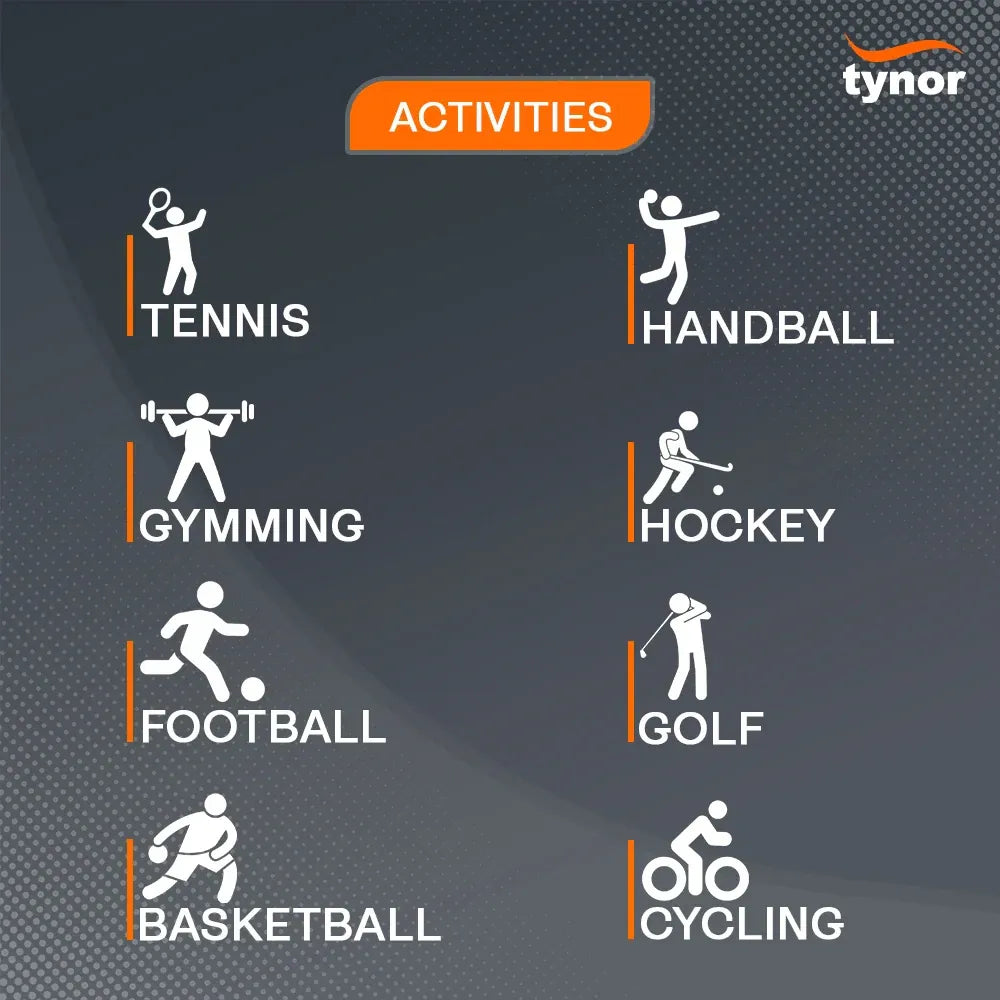 Tynor Wristband 305 | Sweat-Absorbing Sports Wristband