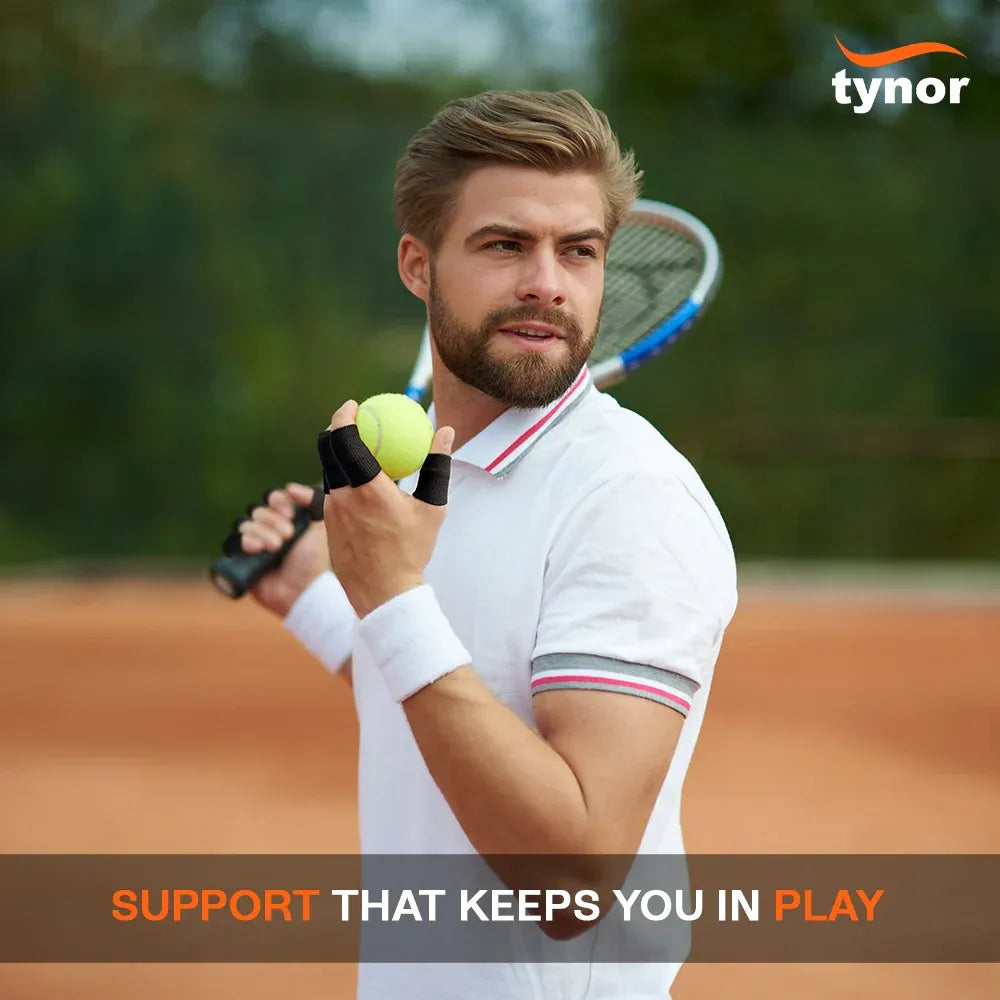 Tynor Finger Sleeves 706 | Sports Finger Protection (Pack of 10)