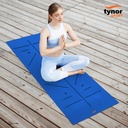 Tynor Yoga Mat TPE 8mm | Eco-Friendly Non-Slip Yoga & Exercise Mat (Blue)