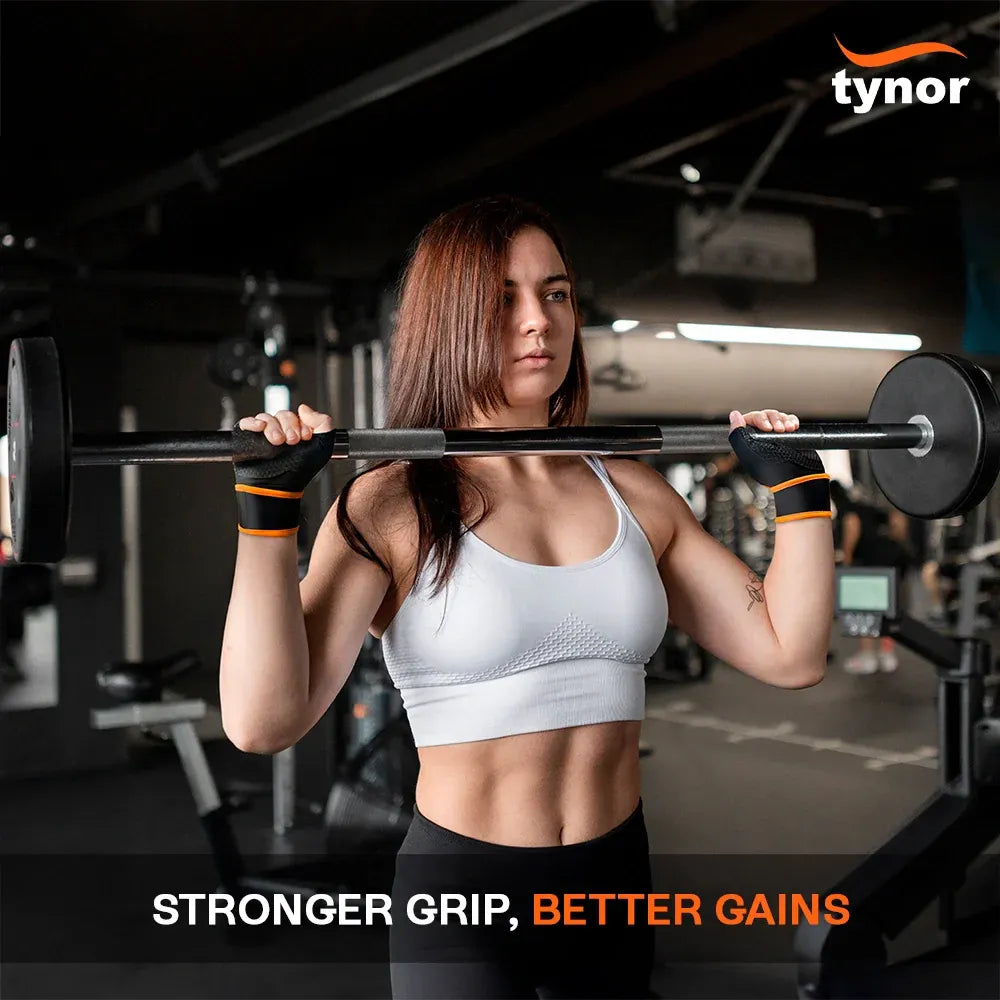 Tynorgrip Gym Gloves with Wrist Support 904 | Weightlifting Gloves (Pair)