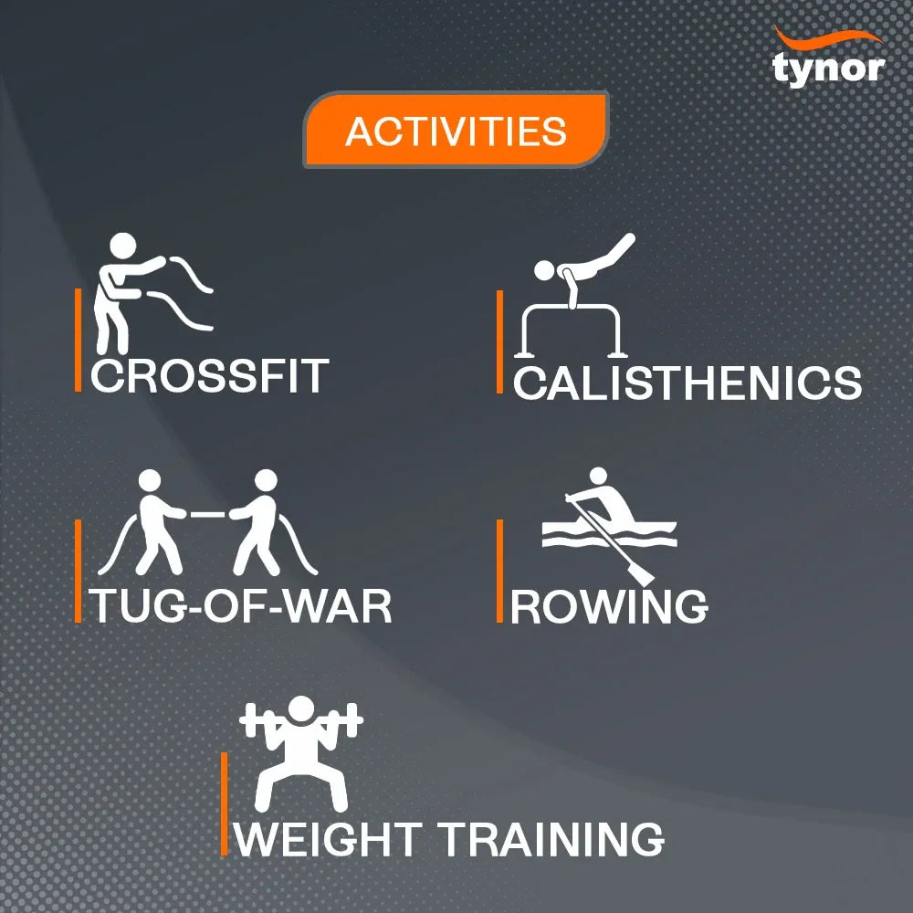 Tynorgrip Training Gloves 906 | Crossfit & Gym Training Gloves (Pair)