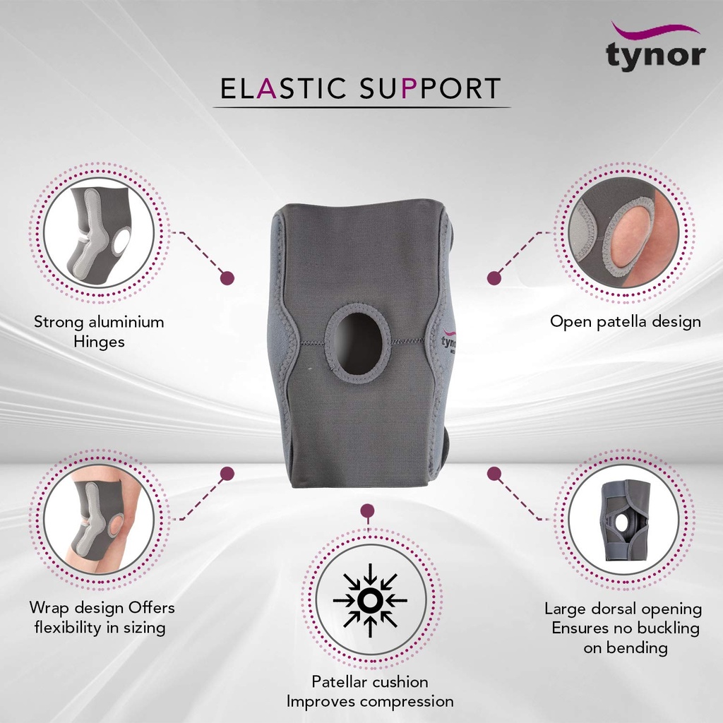 AHS Hinged Knee Brace for Men and Women, Knee Support for Swollen ACL, Tendon, Ligament, and Meniscus Injuries-7