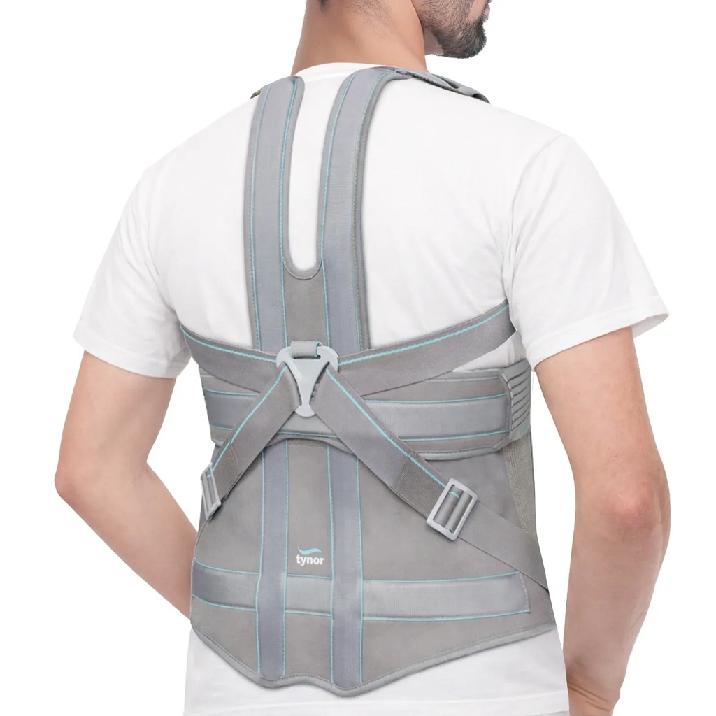 [A13UAF-UNI-TAYLORS-SHORT] Tynor Taylor's Brace A13 | Dorsolumbar Spinal Support Brace (Regular, Short)