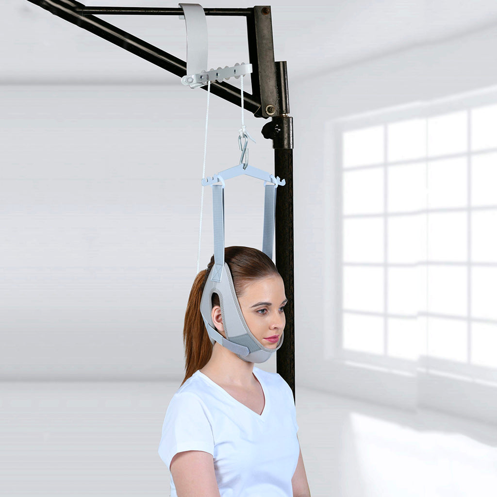 [G25UBZ-UNI-CRVCL-TRAC-SIT] Cervical Traction Kit (Sitting) With Weight Bag
