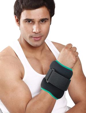 [H01UBZ-500GRM-WHT-CUFF] Tynor Weight Cuff | Wrist Ankle Resistance Weight Cuff (500 GM)