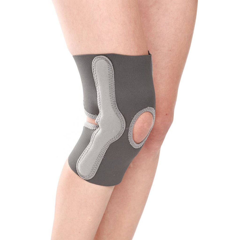 [D08AAZ-SML-ELST-KNE] Elastic Knee Support (With Hinges) (Small CM 37-43)