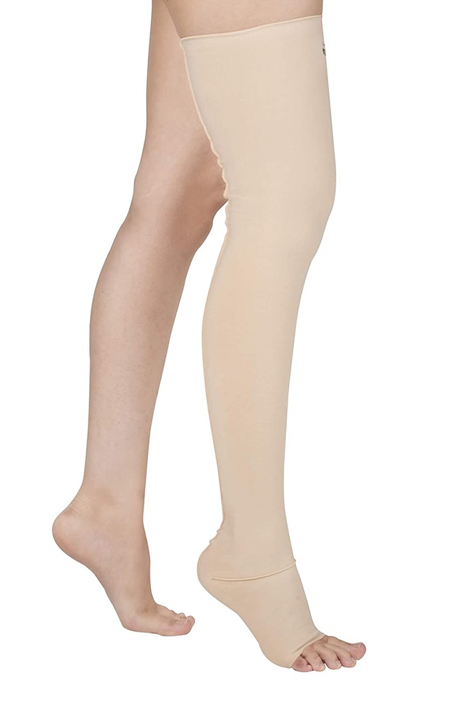 [I78AAH-SN-COMP-GMT-THIGH-OTOE] Tynor Compression Stocking Mid Thigh Open Toe I78 (S NORMAL)