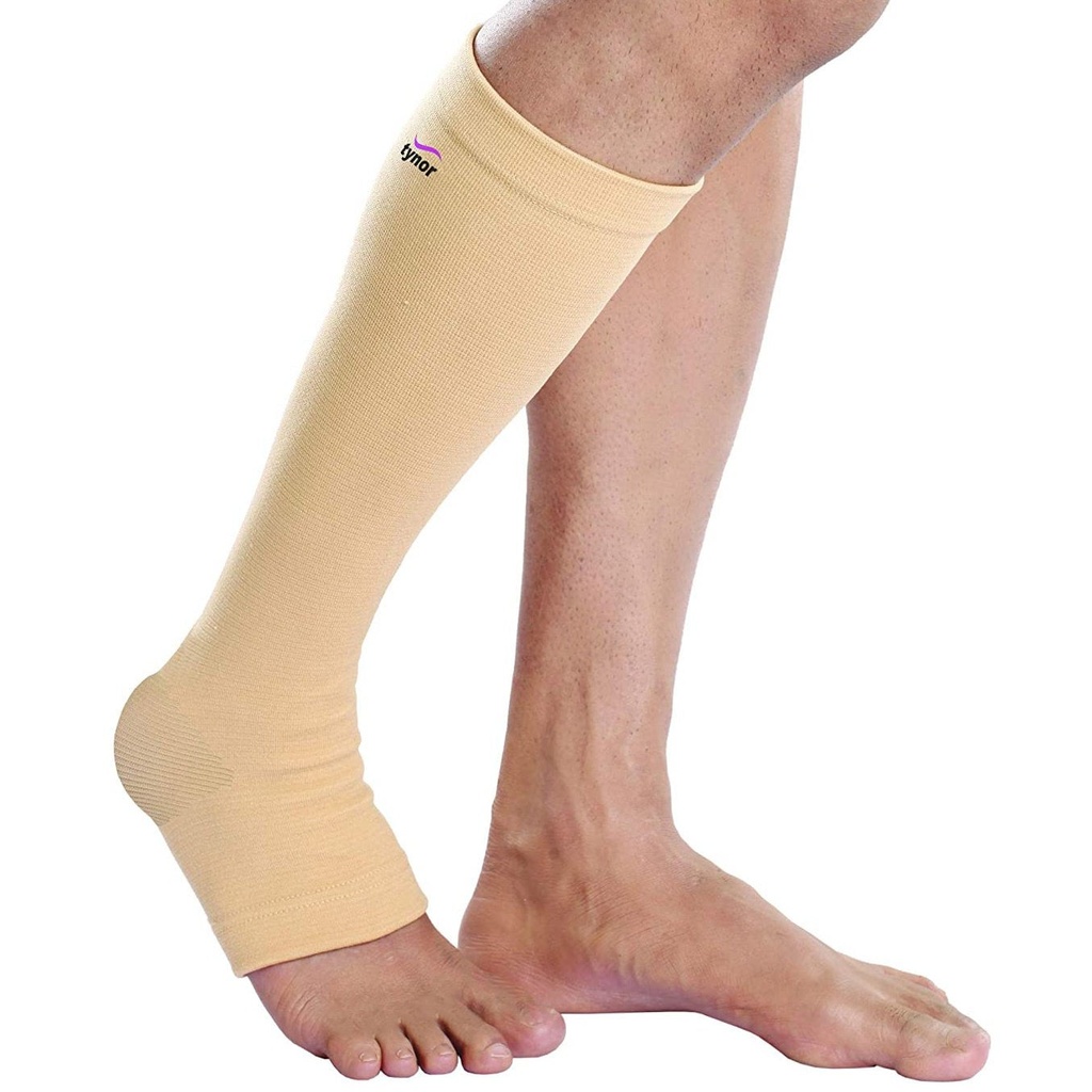 [I16AAG-SML-KNEE-COMP-STOK] Tynor Compression Stocking Below Knee I16 | Graduated Knee-High Compression (Small)