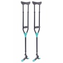 Skipper Axilla Crutch Black - Durable & Adjustable Mobility Aid