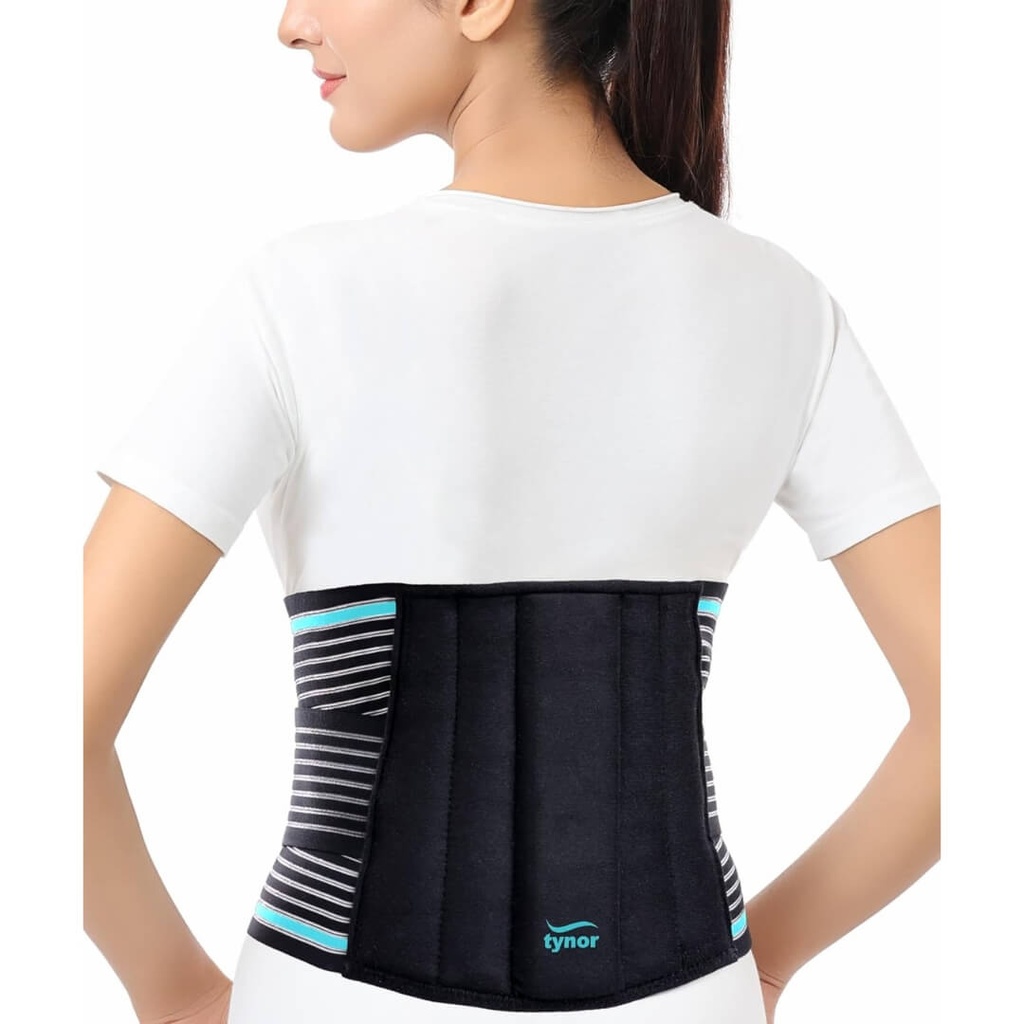 [A060KDA-BK-XXL-LUM-SACR] Tynor Lumbo Sacral Belt A06 Black | Back Support Australia (XXL)