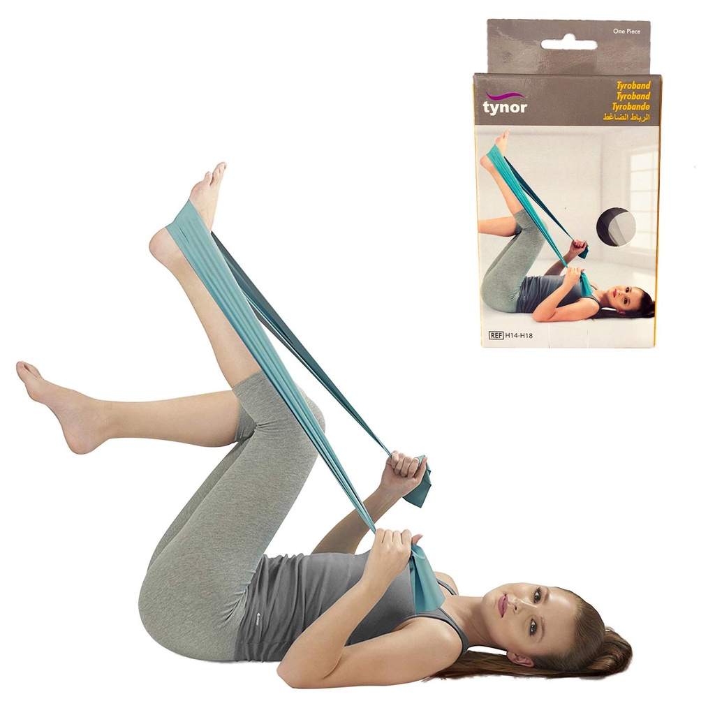 [H-14-TYROBAND-1.18KGF YELLOW] Tyroband Resistance Band (Exercise Band) (1.18 KGF)