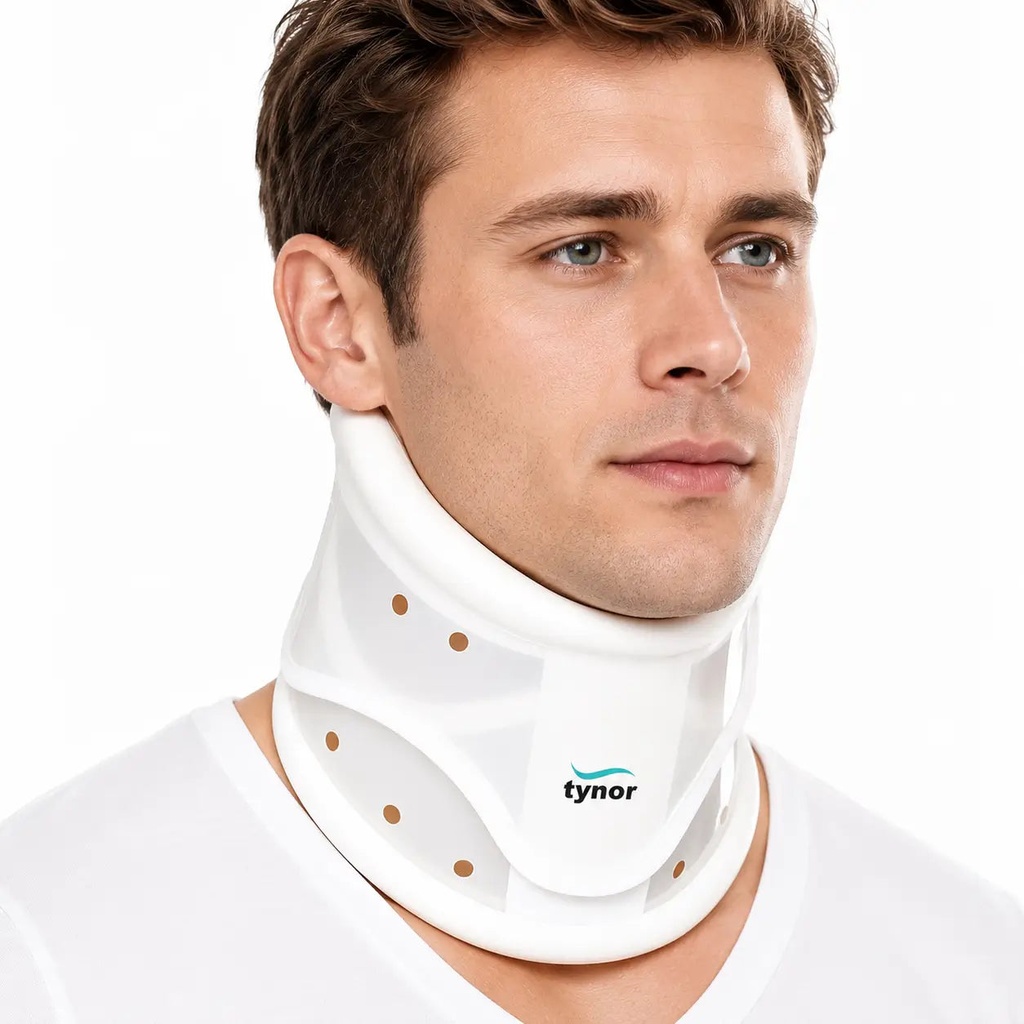 [B03AHZ-SML-C-COL-HRD-AD] Tynor Cervical Collar Hard Adjustable B03 | Rigid Neck Support AU (Small)
